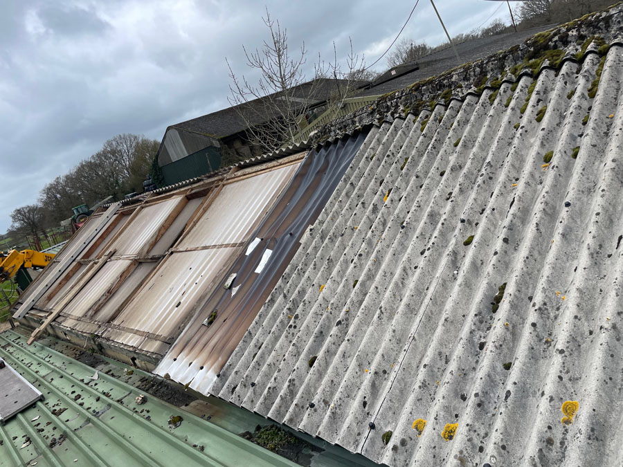 Asbestos roof removal gravesend kent