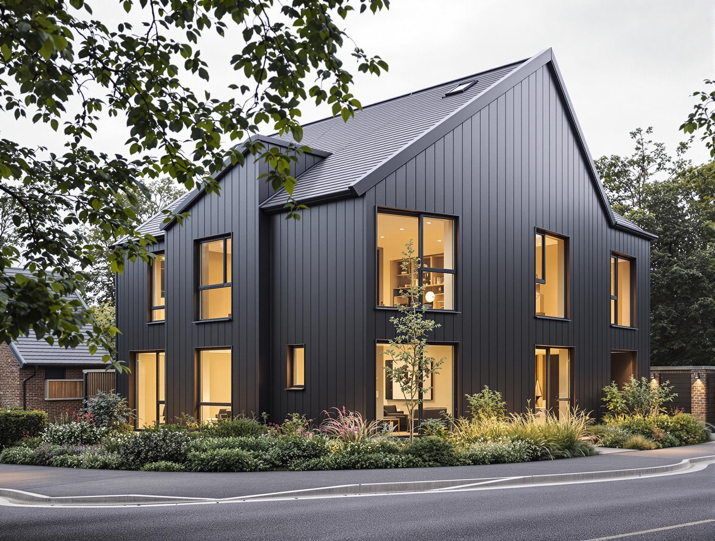 modern guildford home with zinc cladding