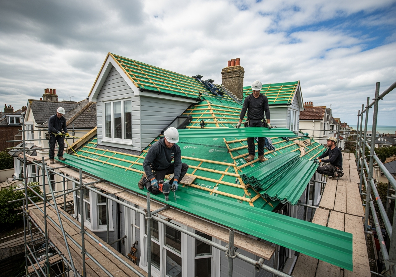 metal roofers brighton