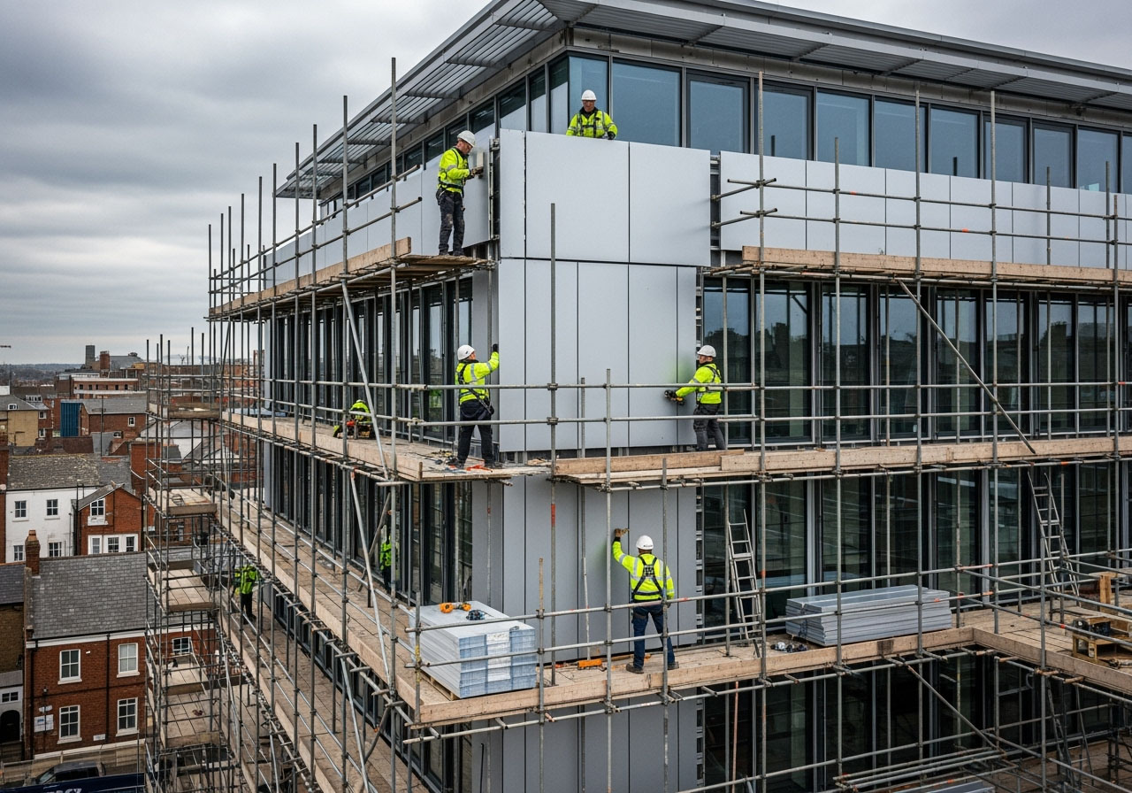 cladding contractors gravesend
