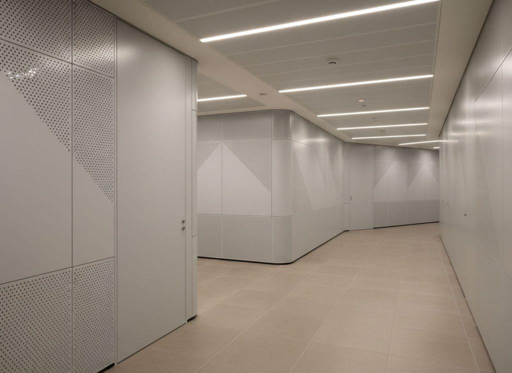perforated partition panels