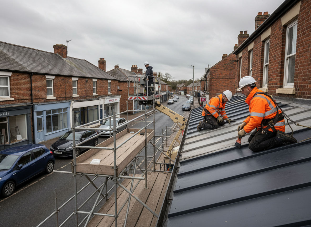 commercial roof repairs in Borough Green