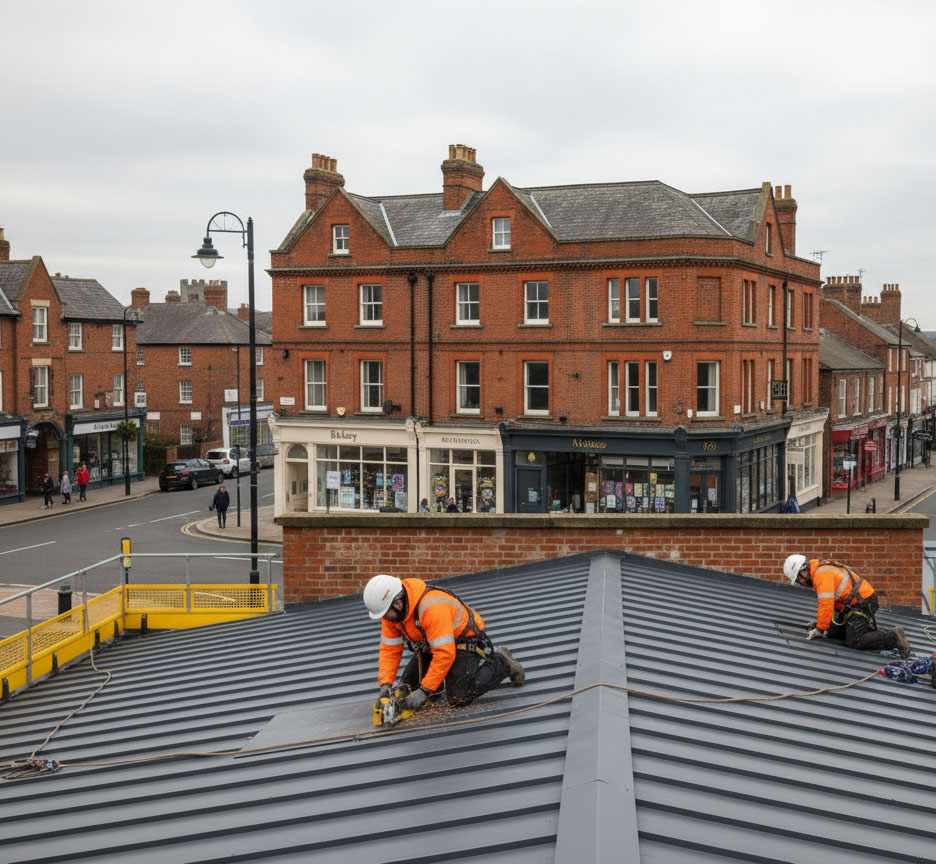 commercial roof repairs in Rochester