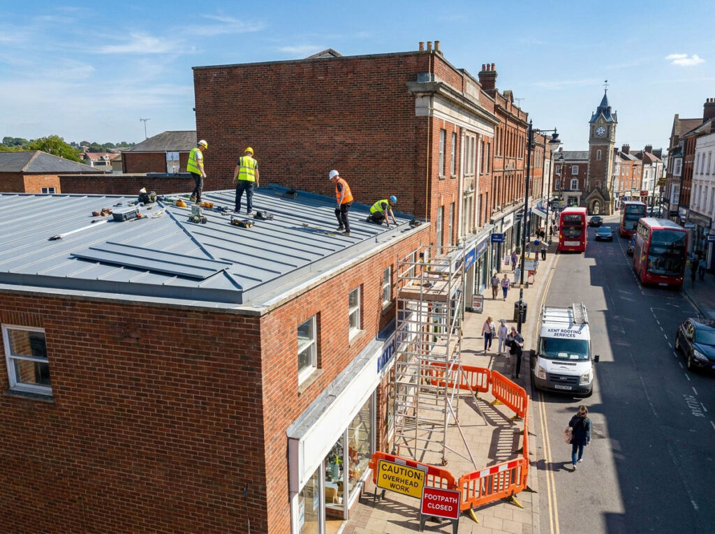 Commercial Roofing Repairs in Maidstone